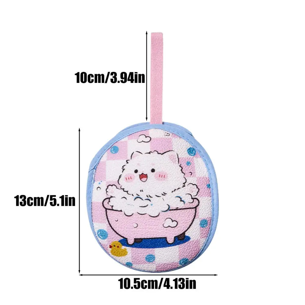 Soap Mesh Foaming Bag with Lanyard – Bar Soap Saver Net Soap Saver Bag PLUSH Pink 1PC