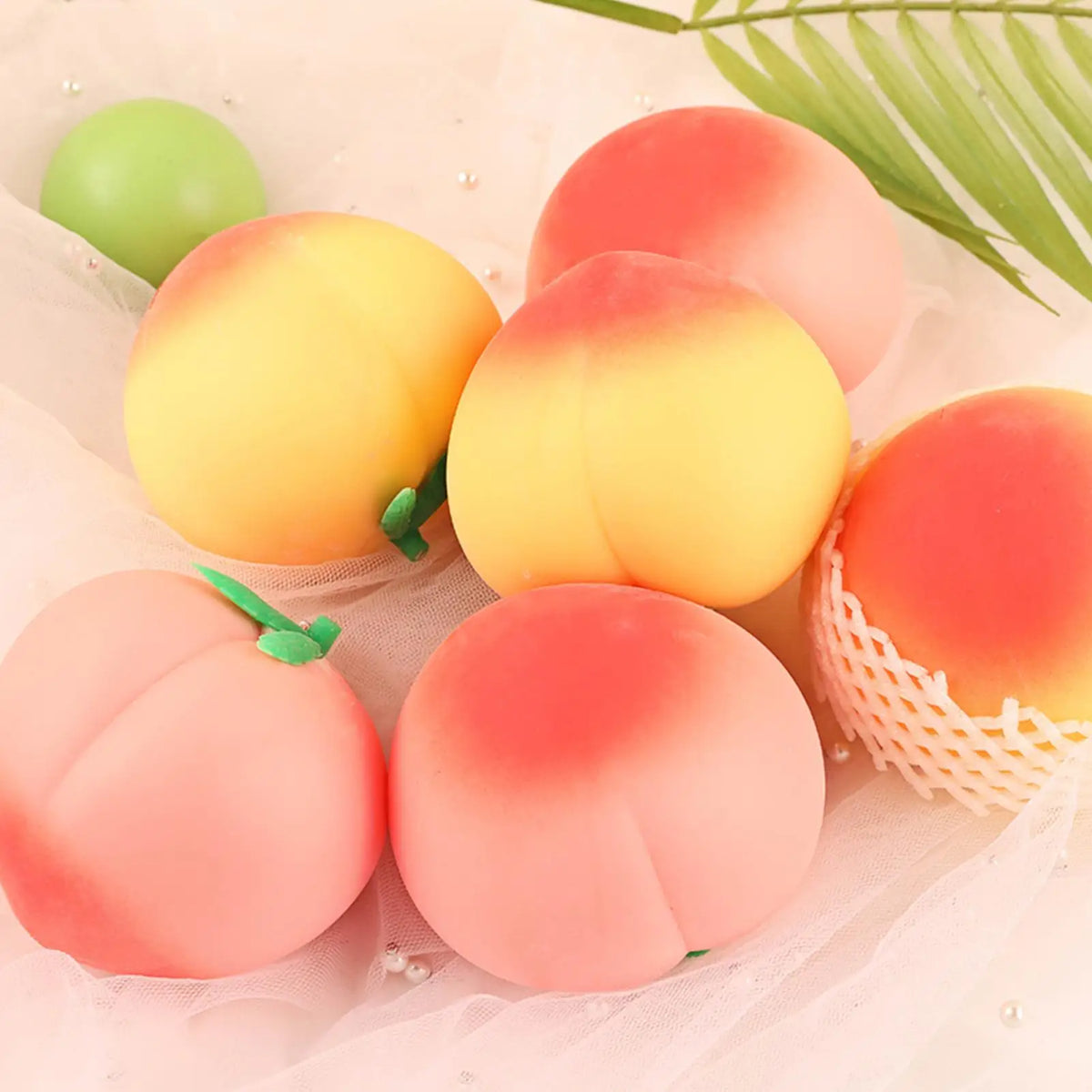 Peach Squeeze Toy – Slow Rising Sensory Fidget for Kids & Adults Fidget Squeeze Toy PLUSH