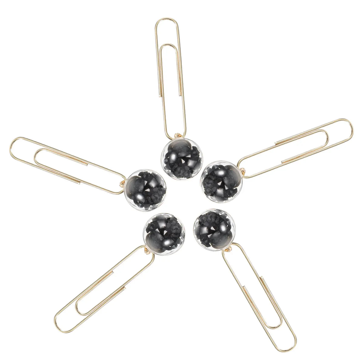 5pcs Decorative Metal Paper Clips – Office, School & Home Decorative Paper Clips PLUSH