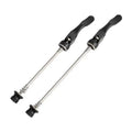 RIDERACE QR Quick Release Skewers Aluminum Alloy 100/135mm MTB Bike Quick Release Skewer PLUSH black