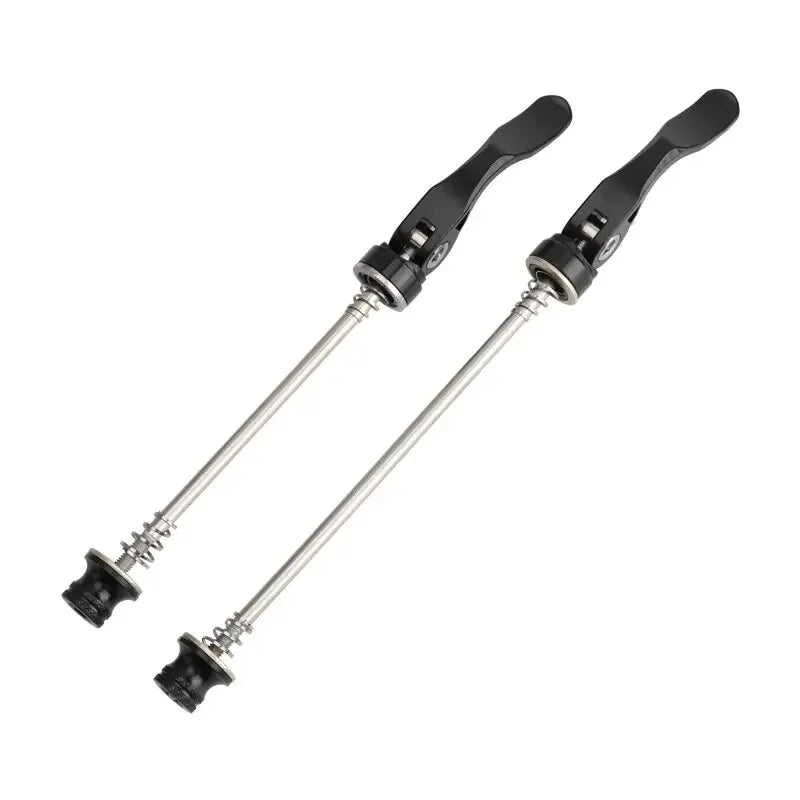 RIDERACE QR Quick Release Skewers Aluminum Alloy 100/135mm MTB Bike Quick Release Skewer PLUSH black