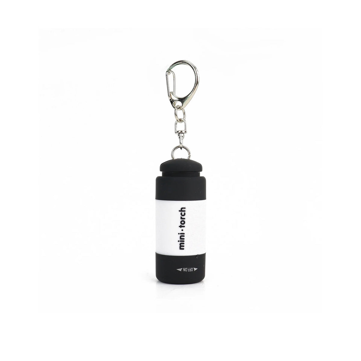 USB Rechargeable Mini LED Keychain Flashlight – Waterproof Keychain Flashlight PLUSH White
