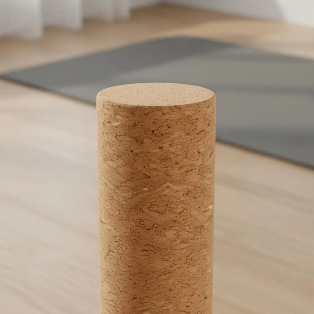 Mini Cork Foam Roller – Portable Handheld Massage Roller Cork Foam Roller PLUSH