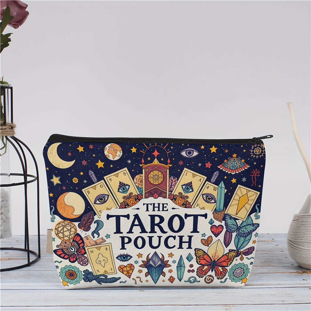 Tarot Makeup Bag – Zipper Pouch for Cosmetics & Jewelry Makeup Zipper Pouch PLUSH