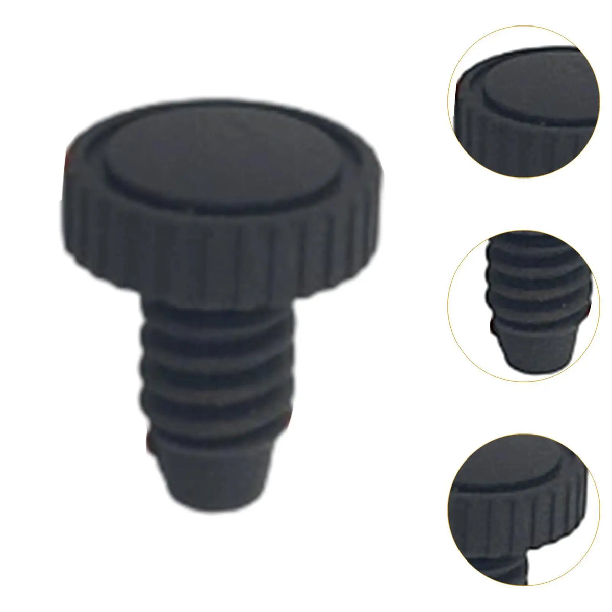 Billiard Cue Bottom Bumper Plug – Screw-On Protector 2-Pack Cue Bumper Plug PLUSH