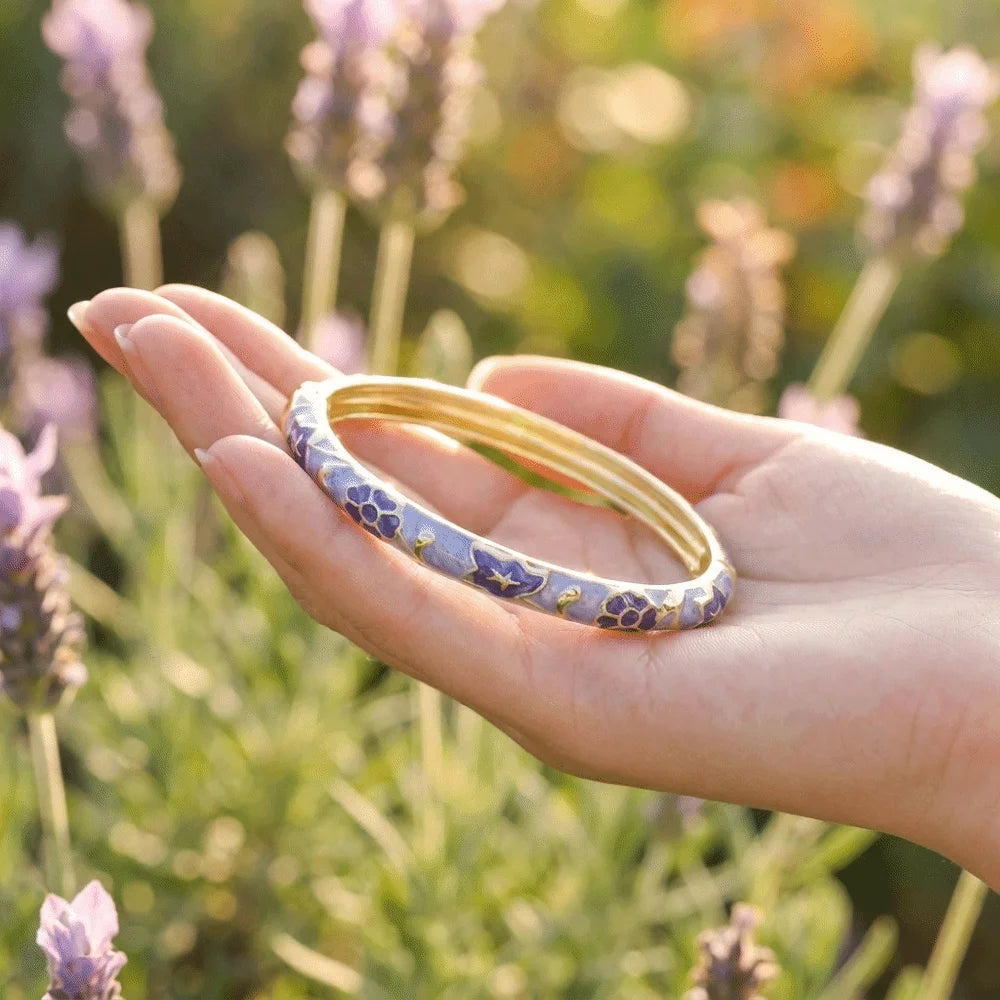 Retro Chinese Enamel Bangle – Zinc Alloy Dropped Glaze Bracelet Enamel Bangle Bracelet PLUSH