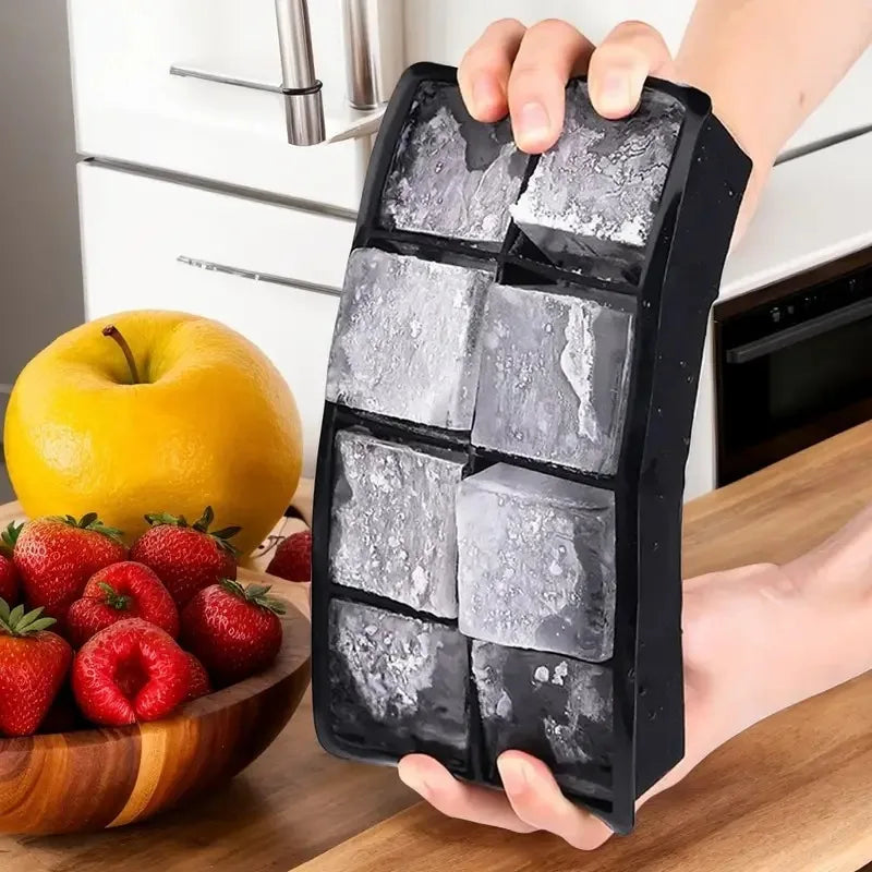 Silicone Ice Cube Tray Mold – Grid Design for DIY Ice Silicone Ice Tray PLUSH