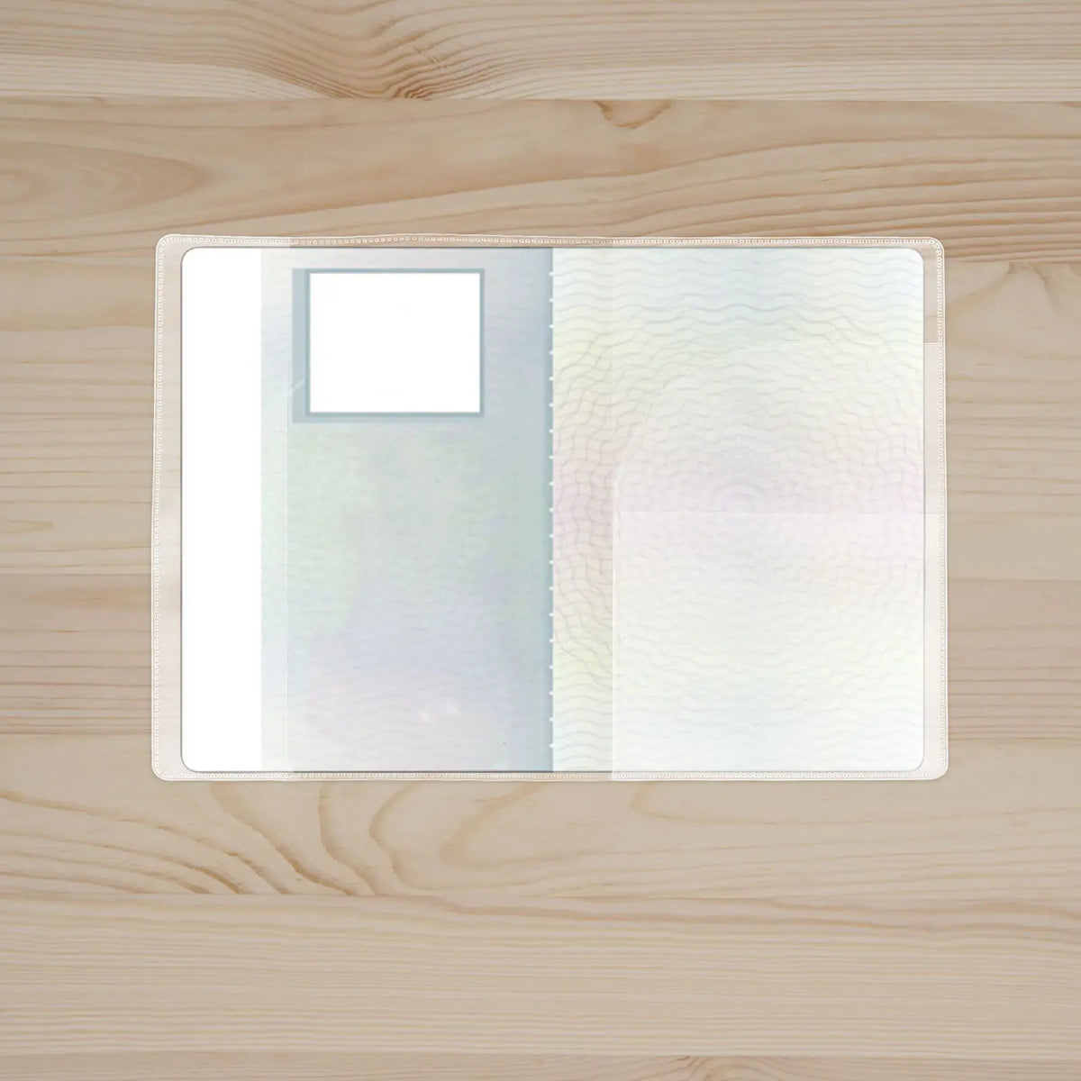 5-Pack Clear Waterproof Passport Holder & Travel Card Sleeve Passport Holder PLUSH