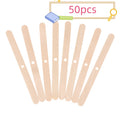50pcs Wooden Candle Wick Holders – Centering Bars for Candle Making Candle Making Tool PLUSH 50pcs
