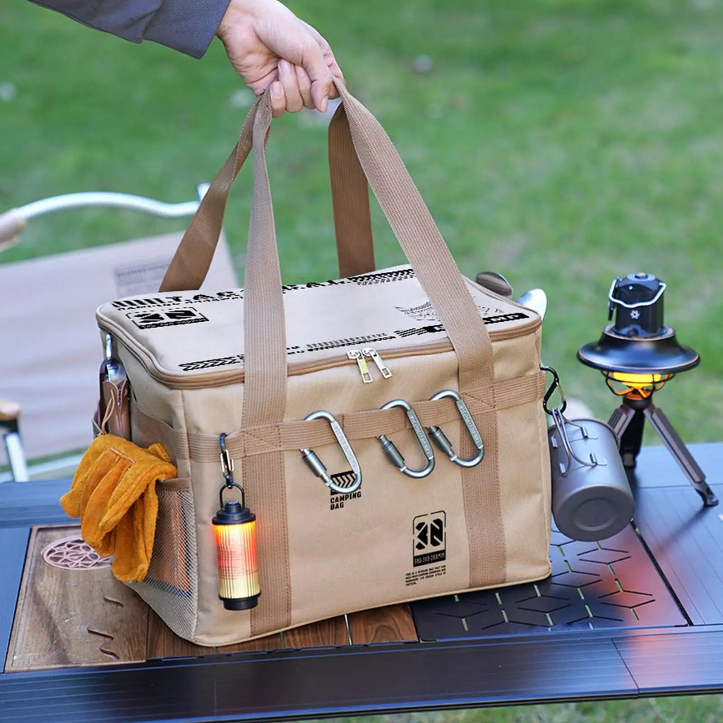 30L Waterproof Foldable Camping Storage Bag | Picnic Organizer Camping Storage Bag PLUSH