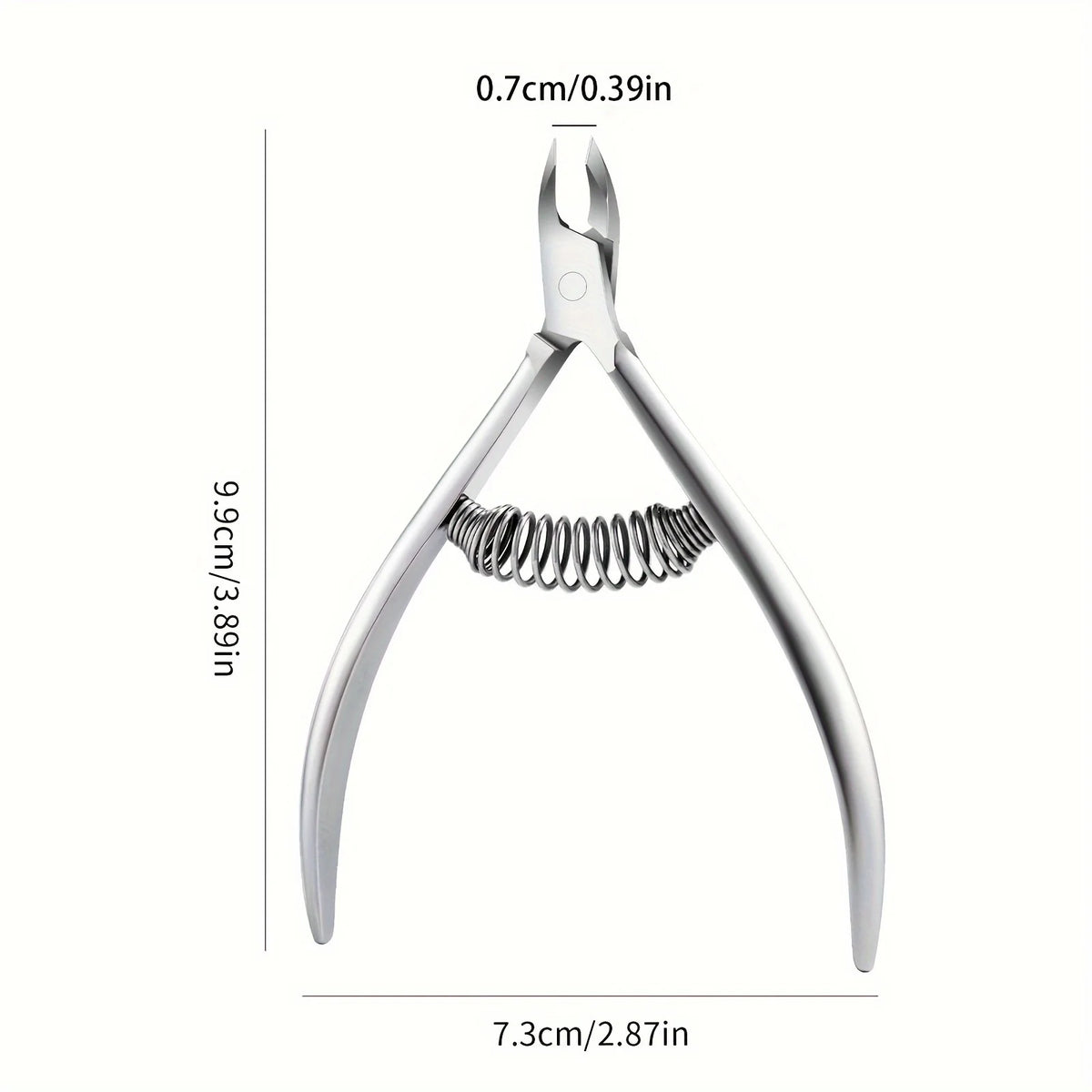 Stainless Steel Nail Clipper & Cuticle Scissor Manicure Set Nail Care Kit PLUSH