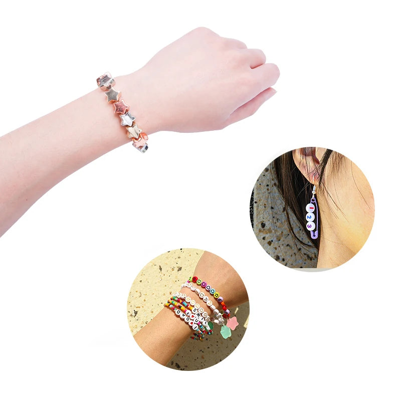 CCB Star Spacer Beads 6/10/12mm – 50-100pcs DIY Jewelry Jewelry Spacer Beads PLUSH