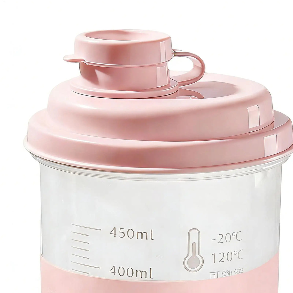 540ml Transparent Leak-Proof Sports Water Bottle with Straw Sports Water Bottle PLUSH