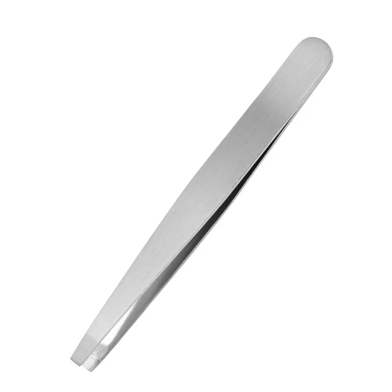 Stainless Steel Precision Tweezers – Eyebrow & Lash Tool Precision Tweezers PLUSH flat