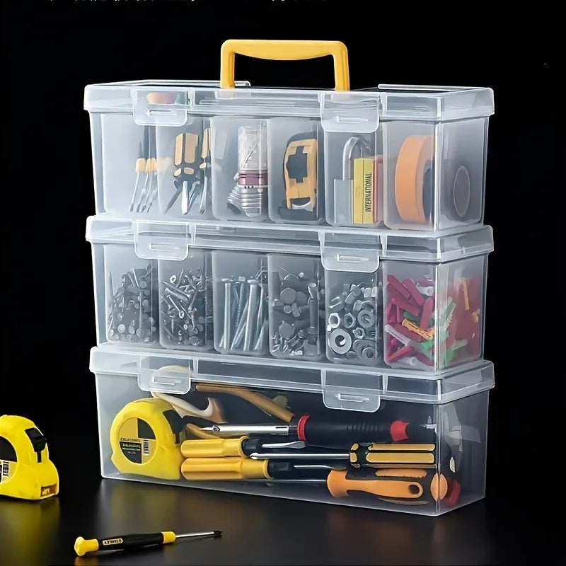 Multi-Compartment Tool Parts Storage Box Organizer Set Tool Parts Organizer PLUSH