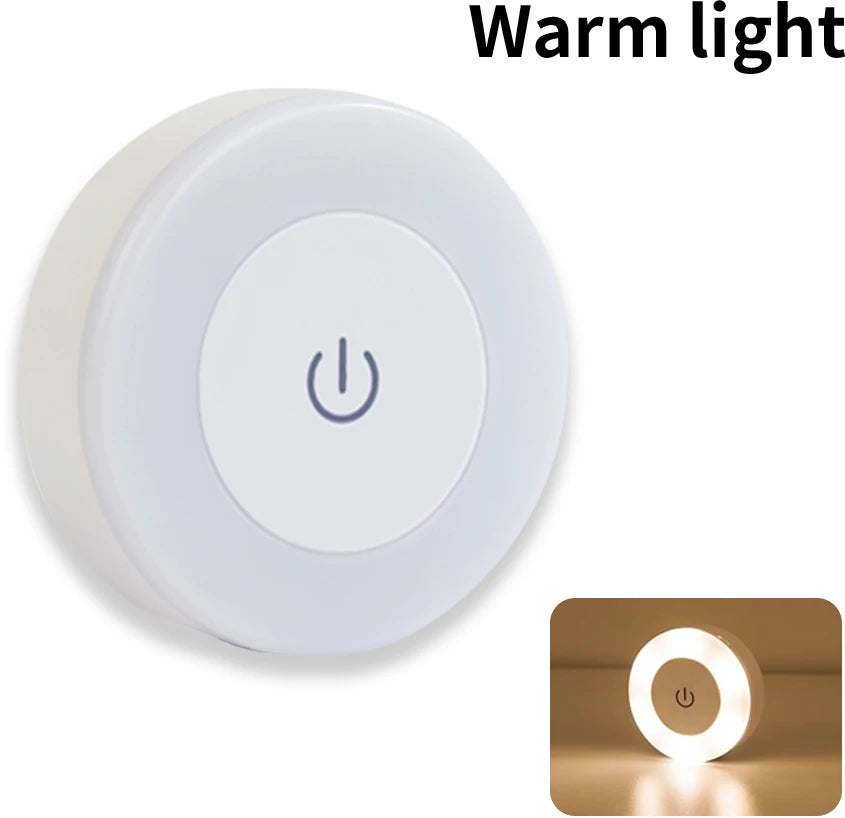 Rechargeable LED Night Light Touch Dimmable Magnetic Wall Lamp LED Night Light PLUSH Only Warm White