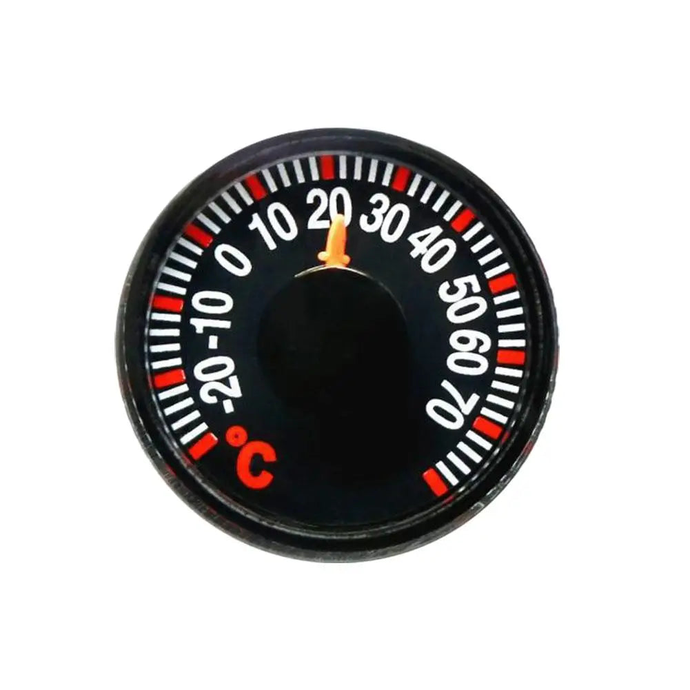 27mm Mini Thermometer for Home, Outdoor & Car – Pack of 1–10 Mini Dial Thermometer PLUSH 1PCS