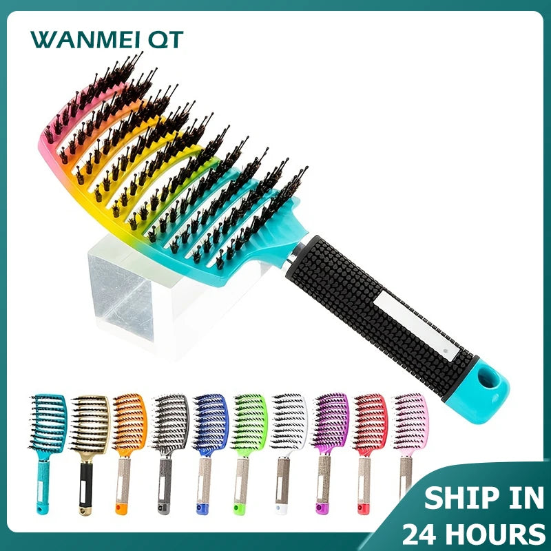Magic Scalp Massage Detangling Hair Brush – Wet & Curly Detangling Hair Brush PLUSH