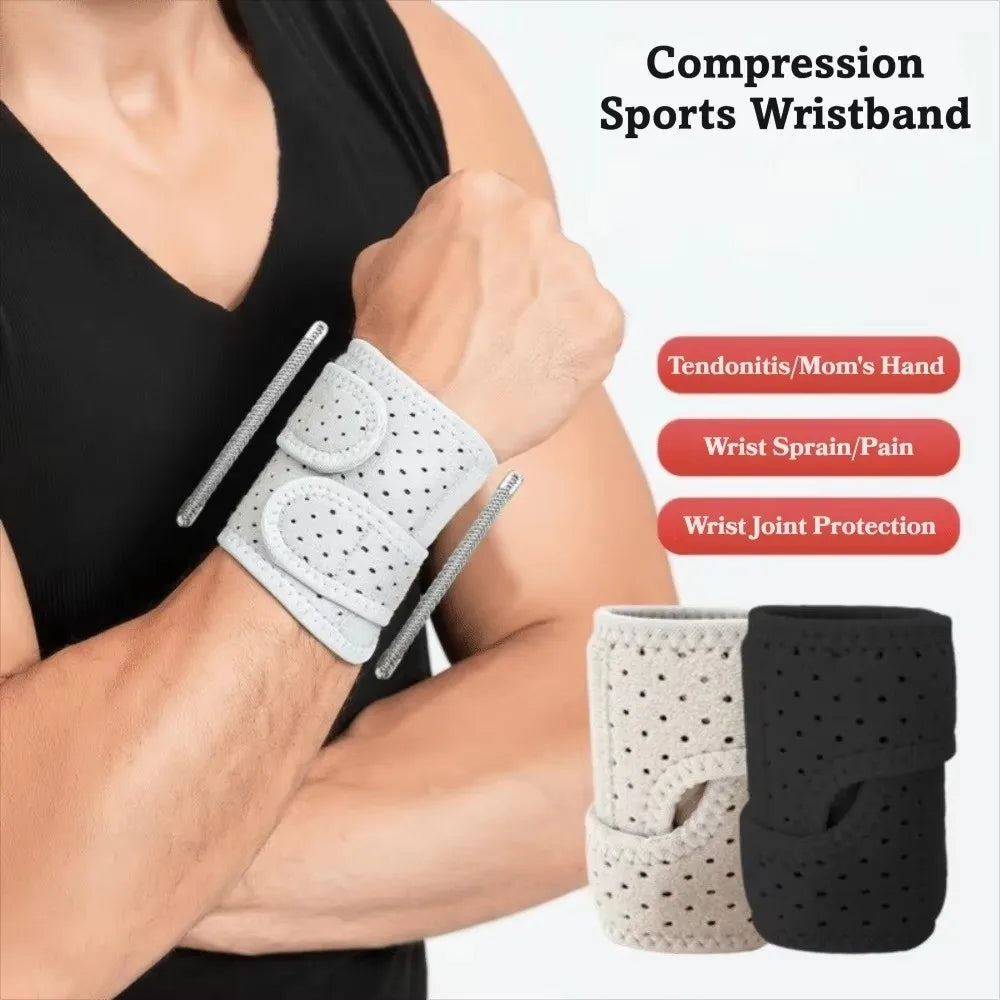Breathable Sports Wrist Brace – Compression & Adjustable Support Sports Wrist Brace PLUSH