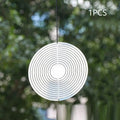 3D Reflective Wind Spinners – Stainless Steel Bird Deterrents Garden Bird Deterrent PLUSH Round 1PCS