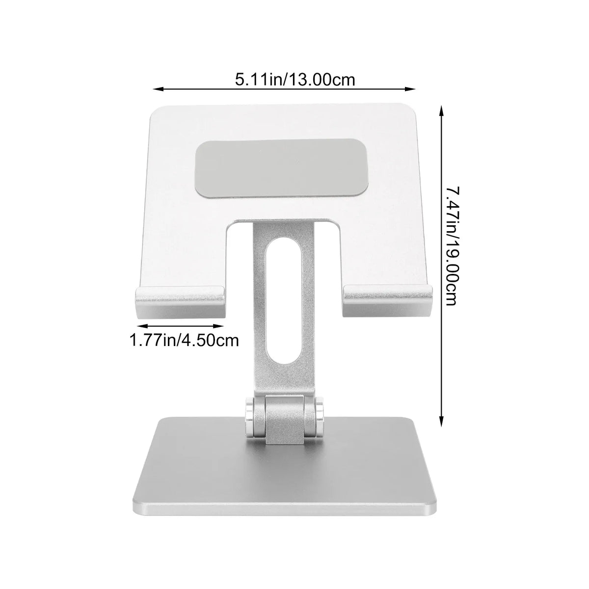 Foxnovo Foldable Aluminum Laptop Stand – Adjustable Tablet Laptop Stand PLUSH