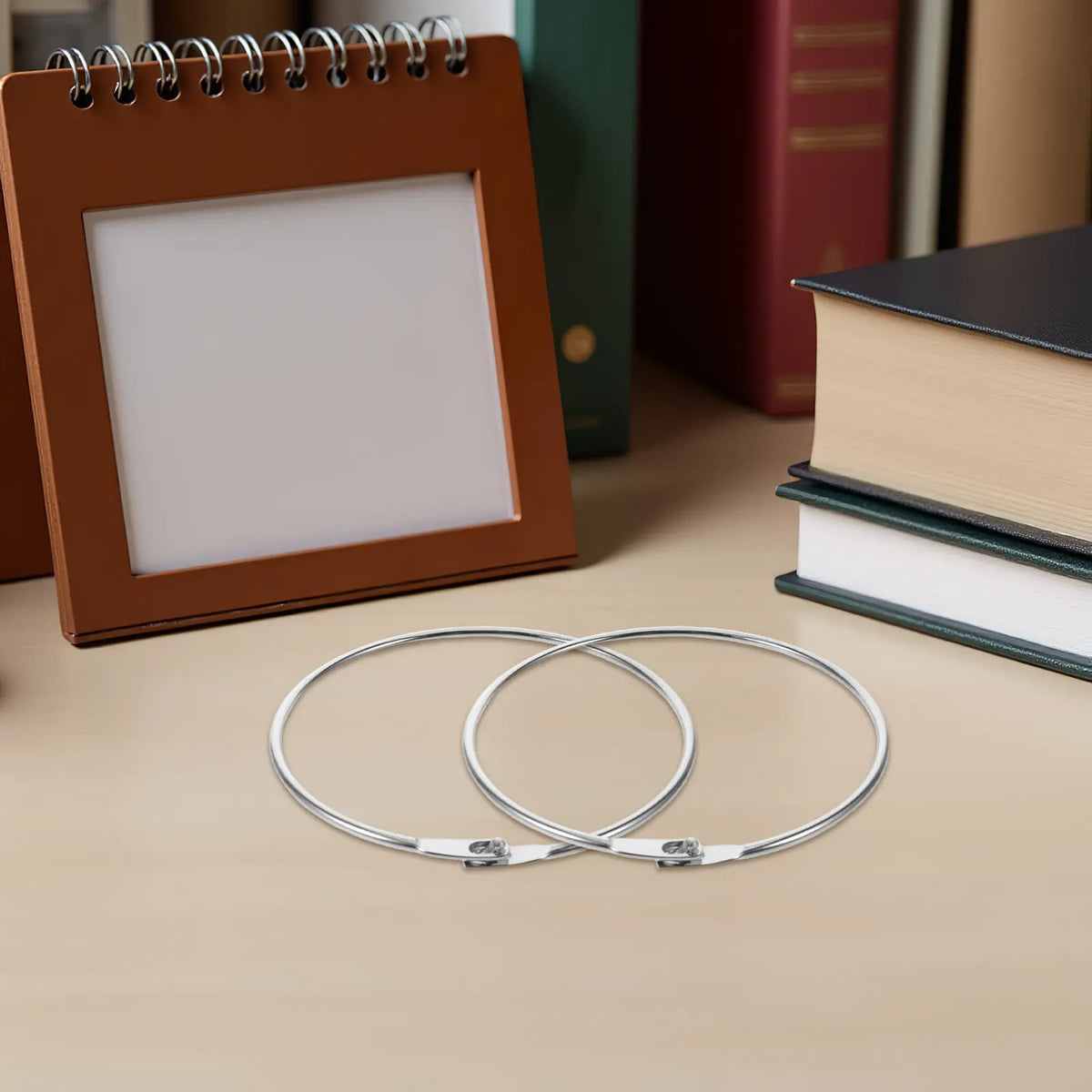 10pcs Metal Loose Leaf Binder Rings 4.9 Inch – School & Office Binder Rings PLUSH