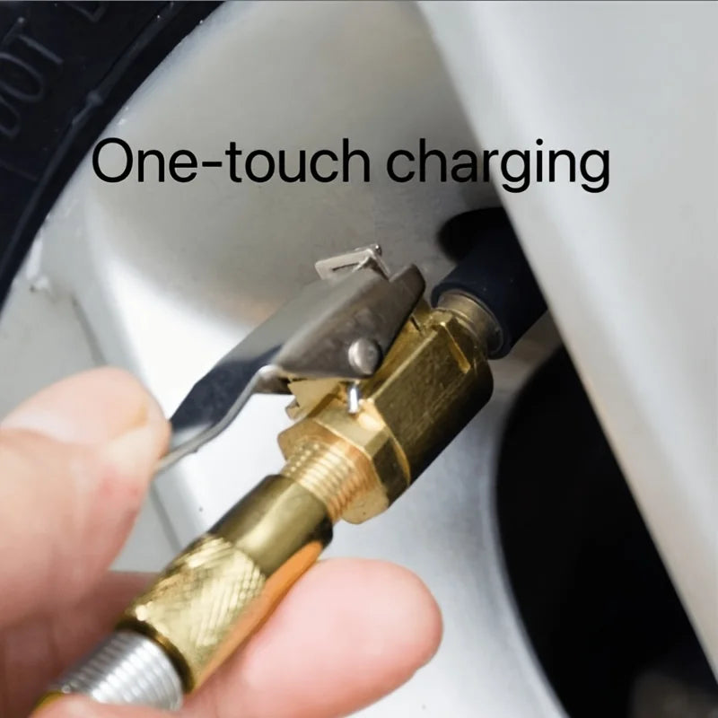 Brass Quick Release Air Chuck Tire Inflator Adapter US Thread Tire Inflator Adapter PLUSH