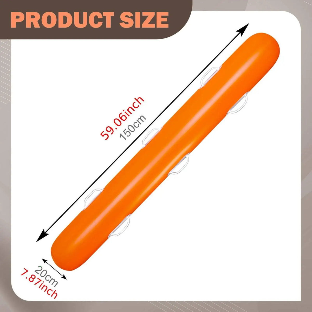 Tooyful Inflatable Pool Noodle 150cm – Buoyant PVC Swim Float Inflatable Pool Float PLUSH