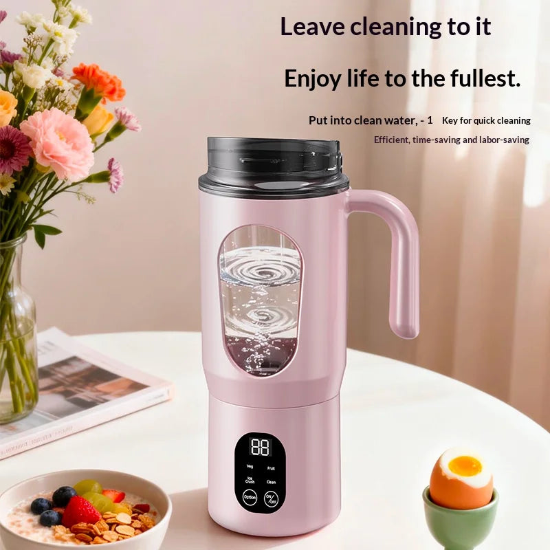 Portable Juicing Cup – Large Capacity, Safety Lock, Leak Proof Portable Personal Blender PLUSH