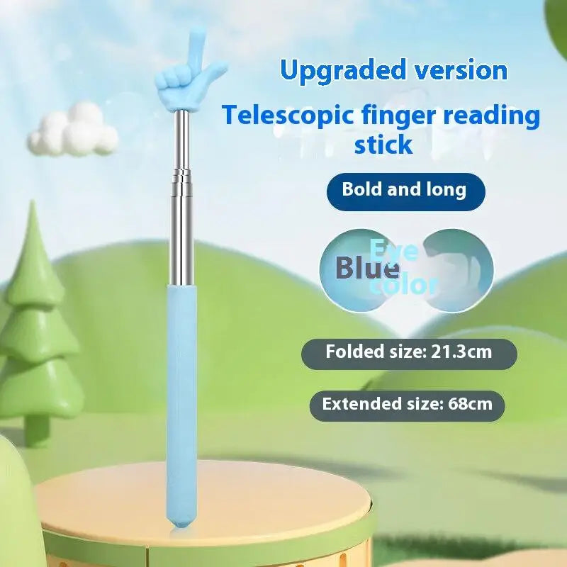 Telescopic Teaching Pointer Stick – Finger Tip Design 68cm Teaching Pointer Stick PLUSH style 2