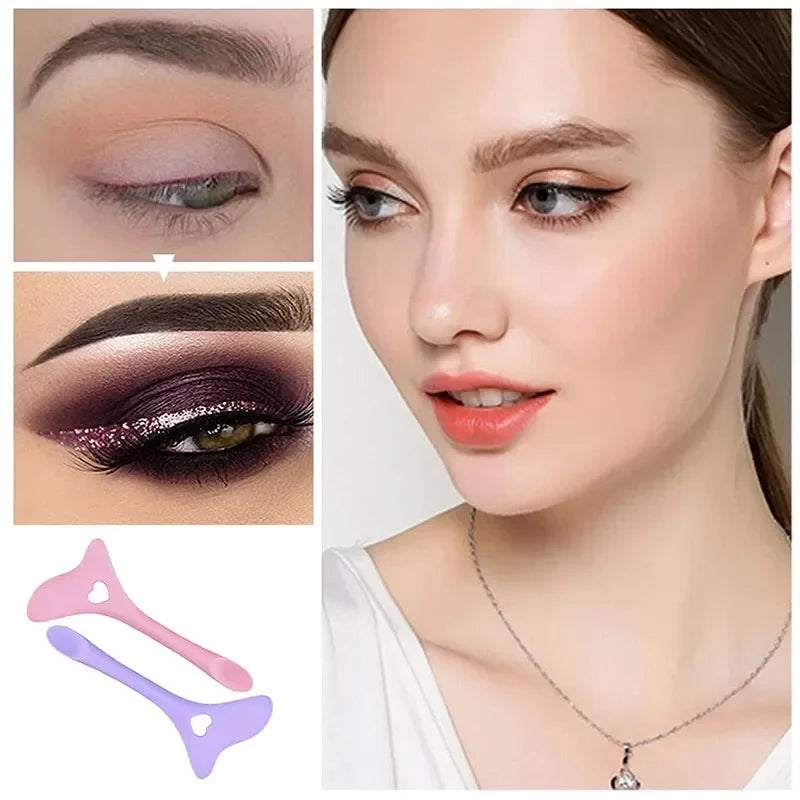Silicone Eyeliner Stencil Wing Tip & Lip Makeup Aid Tool Eyeliner Stencil Tool PLUSH