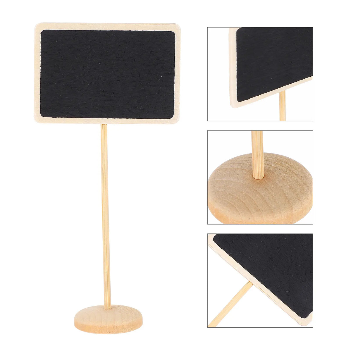 10pcs Mini Wooden Chalkboard Signs for Party & Wedding Decor Mini Chalkboard Signs PLUSH Default Title