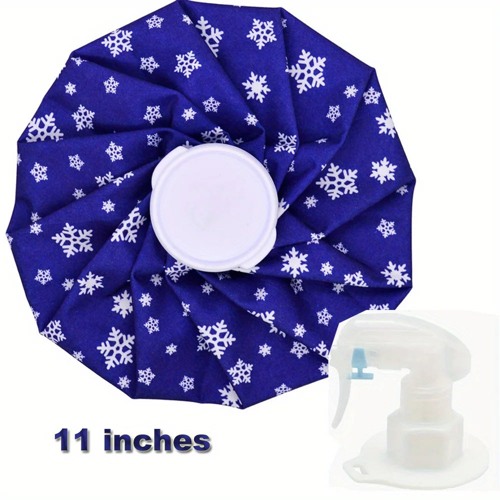 Reusable Hot & Cold Ice Bag – Knee, Shoulder, Ankle Therapy Hot Cold Therapy Bag PLUSH Blue Set-11 inch