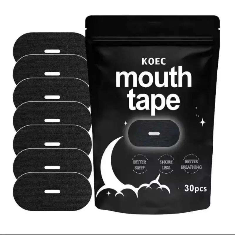 30pcs Breathable Mouth Sleep Strips – Quiet Night Tape Mouth Sleep Strips PLUSH 1set