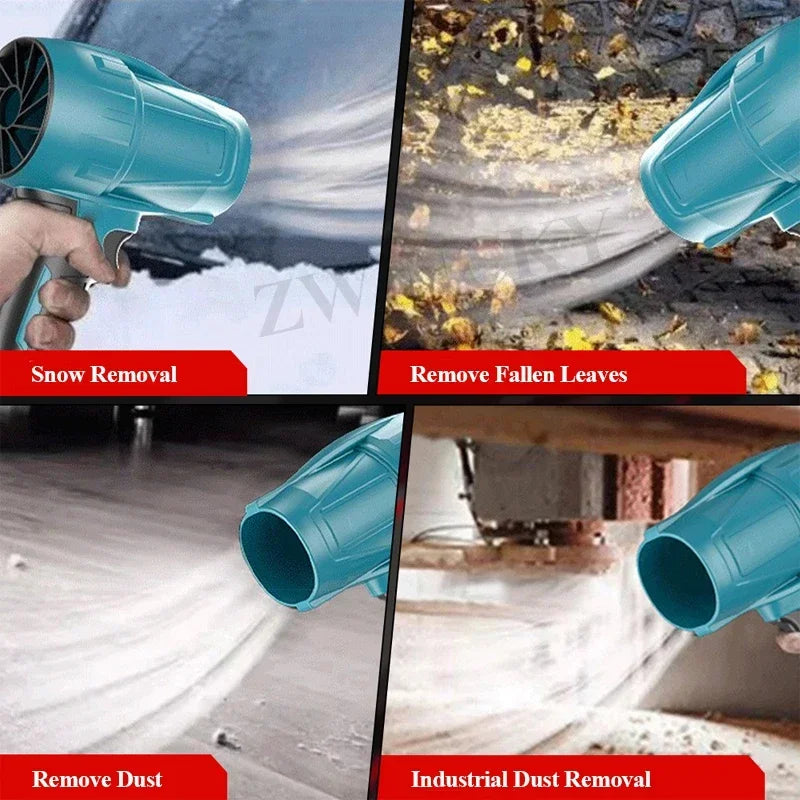 ZWINCKY 1000W Cordless Turbofan Blower – Makita 18V Battery Cordless Leaf Blower PLUSH