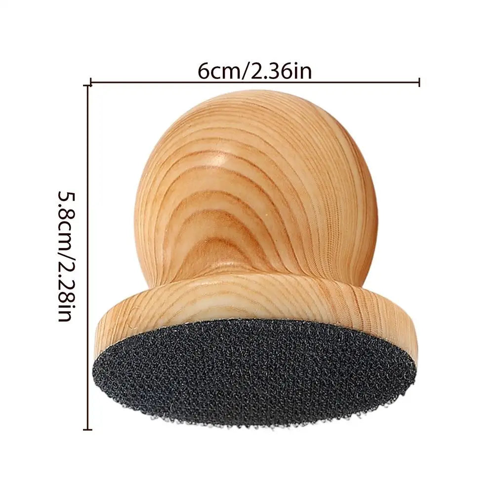 Dog & Cat Nail File Wooden Handle – Gentle Pet Grooming Tool Pet Nail File PLUSH natural wood