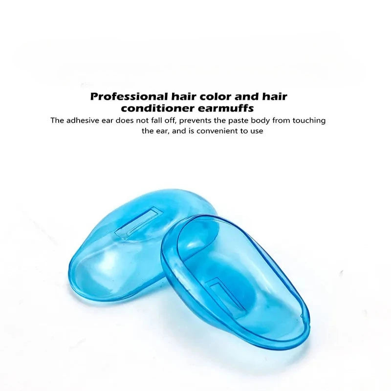 Silicone Ear Covers for Hair Dyeing & Shower – 1 Pair Hair Salon Accessory PLUSH