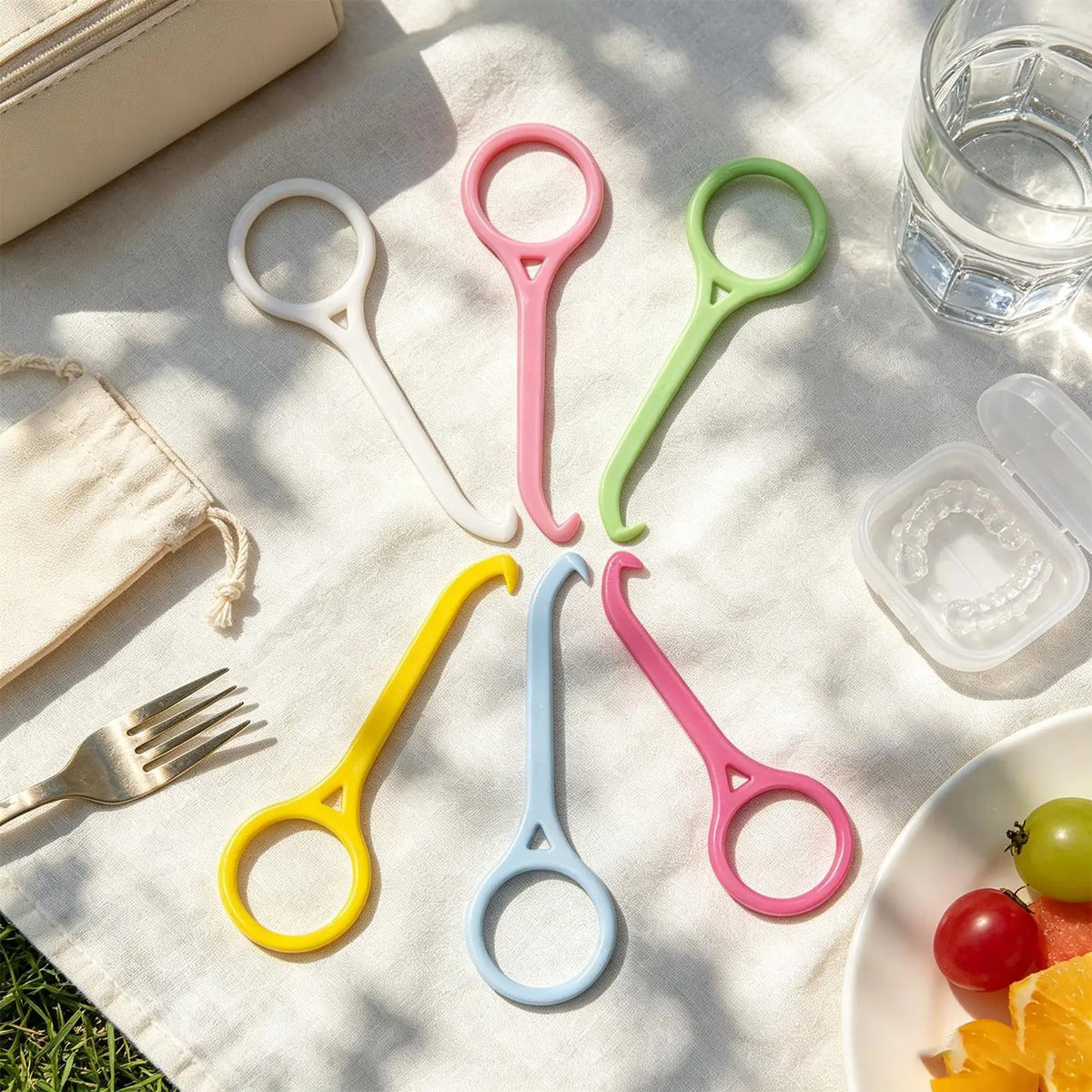 6-Piece Clear Aligner Removal Tool – Plastic Hook Set Aligner Removal Tool PLUSH