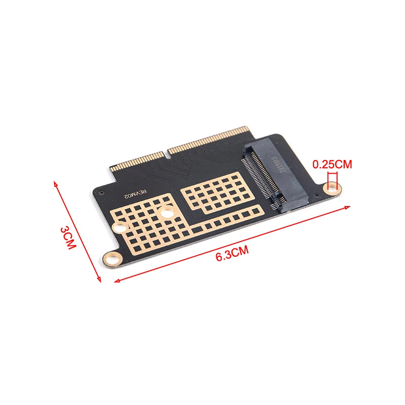 NVMe M.2 NGFF SSD Adapter for MacBook Pro A1708 2016 2017 SSD Adapter Card PLUSH