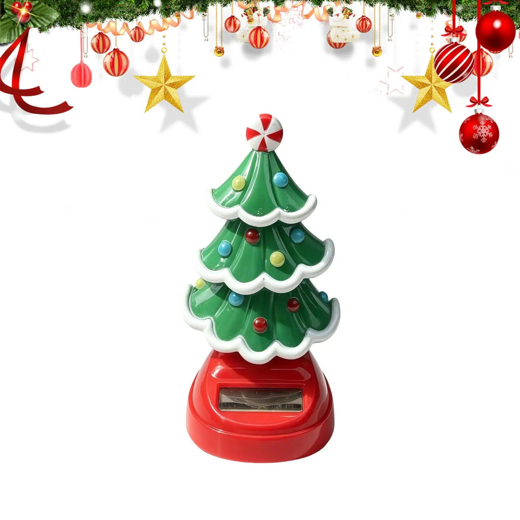 Solar Dancing Christmas Tree Toy – Car Dashboard & Desk Decor Solar Dancing Toy PLUSH