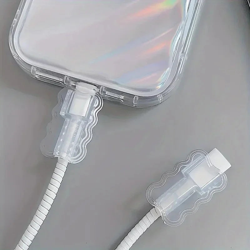 Cable Protector Sleeves – Flexible Cord Saver for Phone Cables Cable Protector Sleeve PLUSH