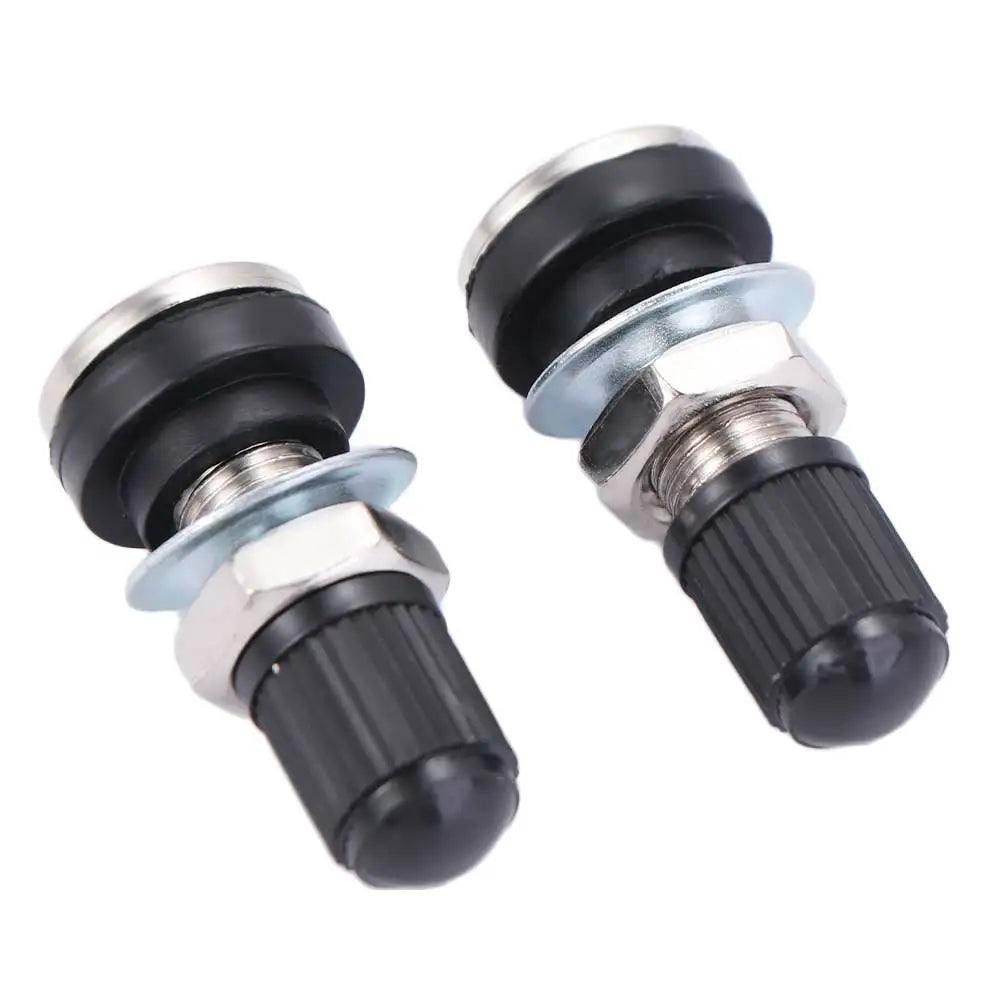 Zinc Alloy MTB Schrader Valve – Bike Tire Air Valve 2pcs Bicycle Tire Valve PLUSH