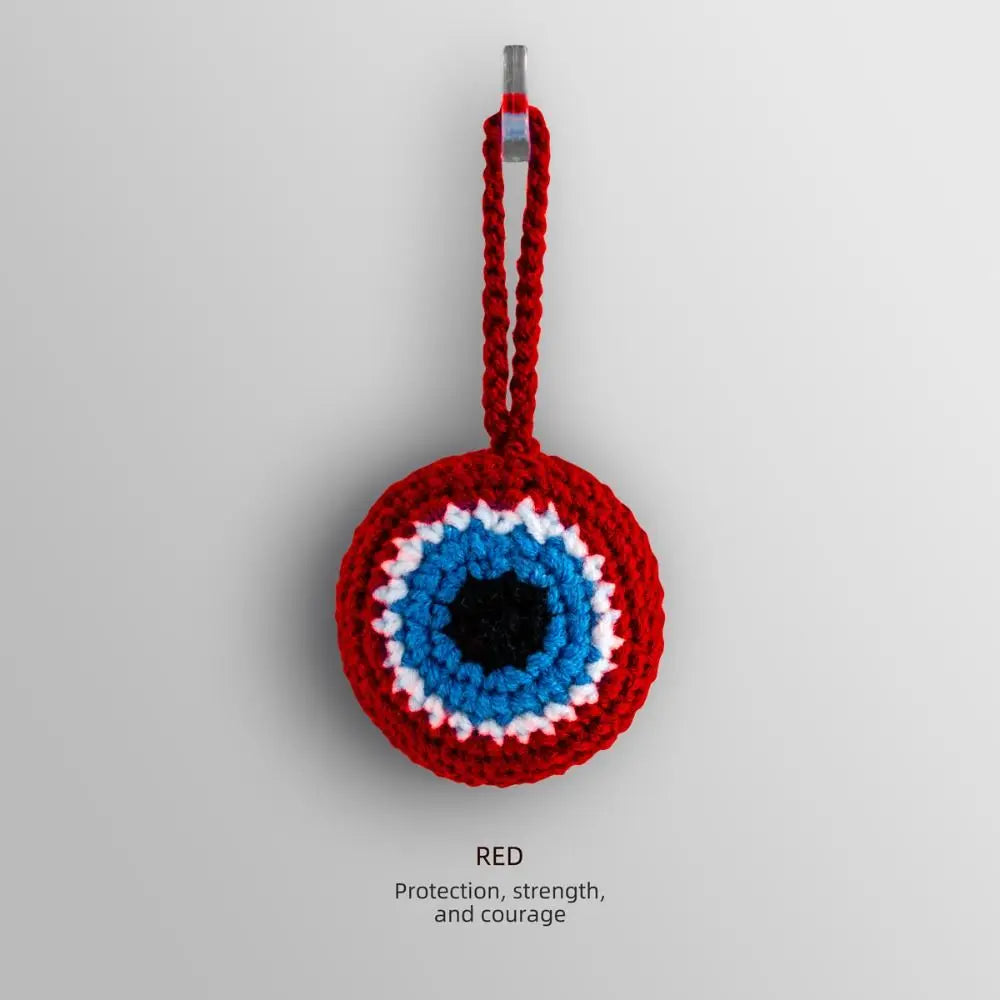 Lucky Eye Keychain Blue Evil Eye Tassel Car Charm Pendant Evil Eye Keychain PLUSH