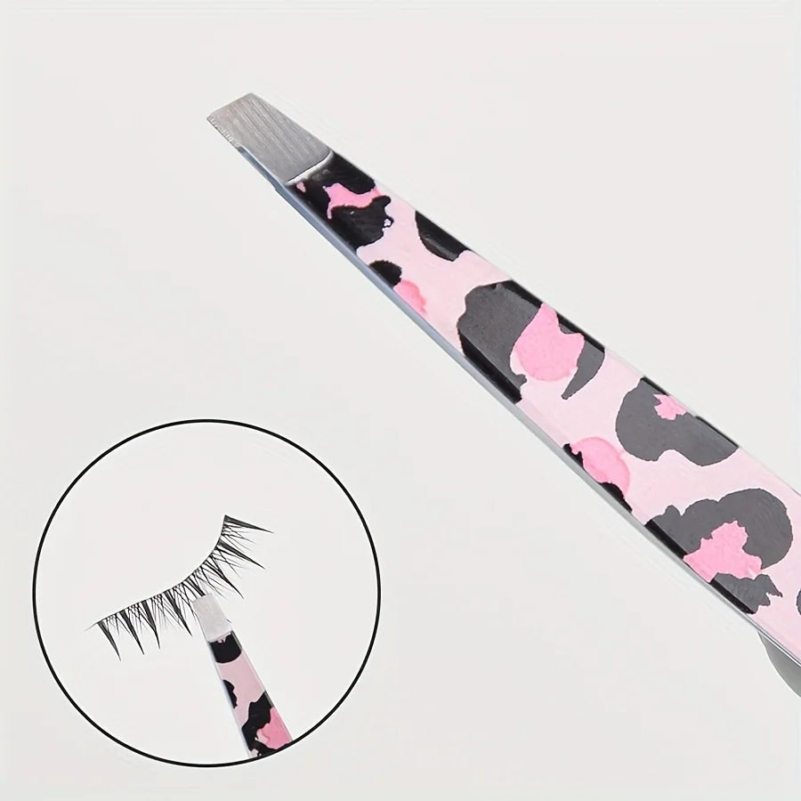 Stainless Steel Eyebrow Tweezers Set 4 Pcs | Precision Kit Eyebrow Tweezers Set PLUSH