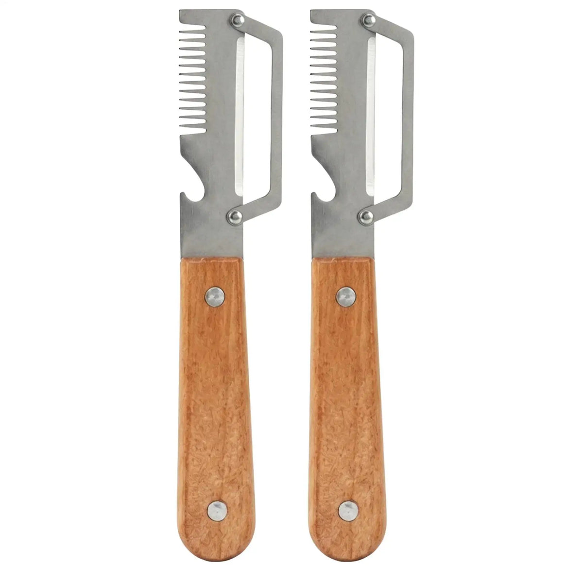 Stainless Steel Vegetable Peelers 2-Piece Set | Kitchen Tool Vegetable Peeler Set PLUSH