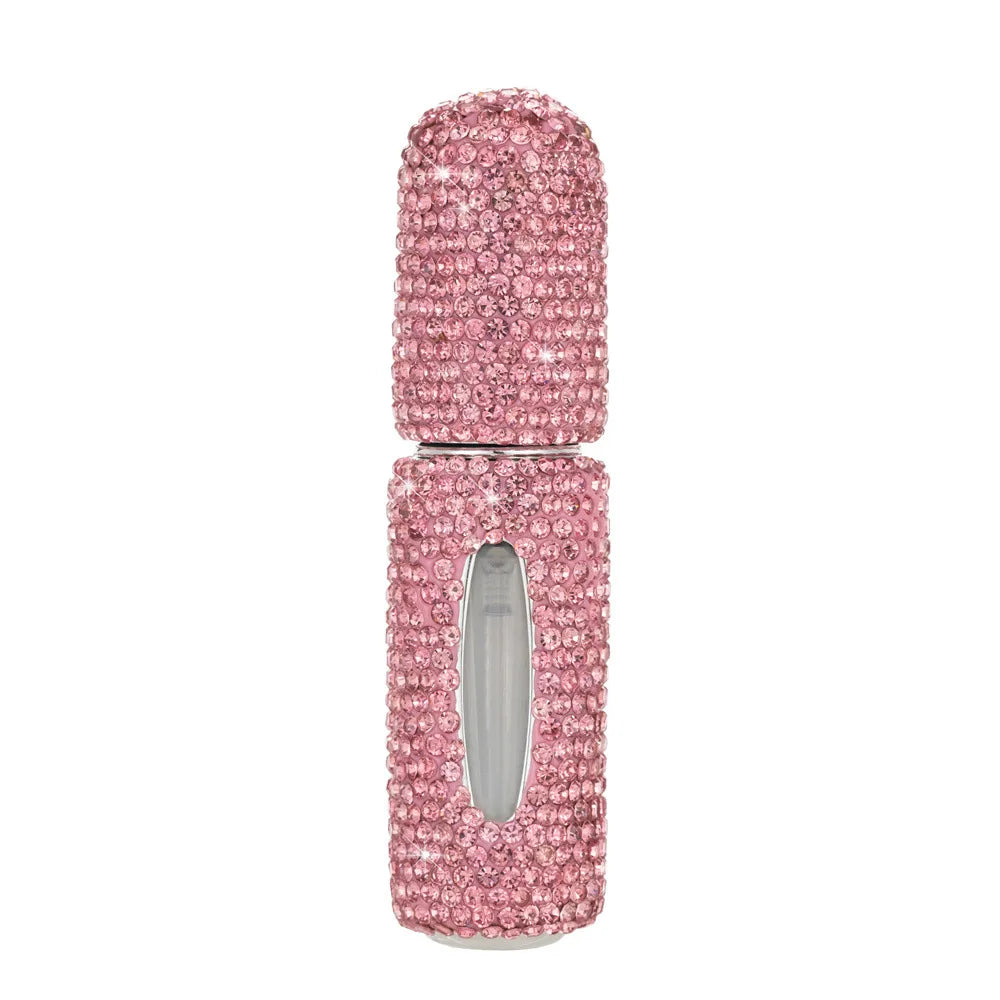Rhinestone Perfume Atomizer 5ml – Refillable Travel Spray Bottle Perfume Atomizer PLUSH