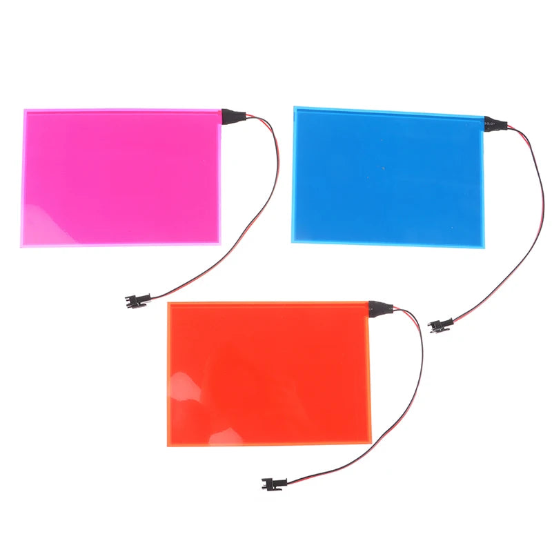 EL LED Backlight Panel 15×13.5cm Electroluminescent + DC 12V Inverter EL Backlight Panel PLUSH