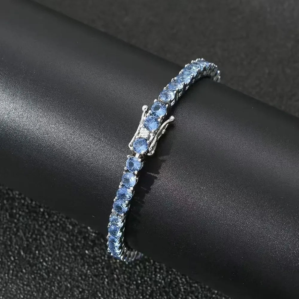 Waterproof Colorful Rhinestone Crystal Bangle Bracelet Rhinestone Bangle Bracelet PLUSH Style 4